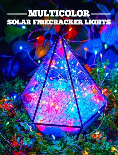120 LED Solar Fairy Lights Outdoor Waterproof IP65 (Multicolor / 9.8Ft)