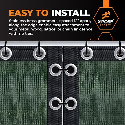 Privacy Fence Screen 8.5’ x 50’ (Green / 8.5' X 100')