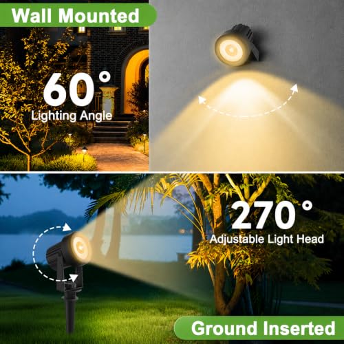 Solar Spotlights Outdoor Waterproof