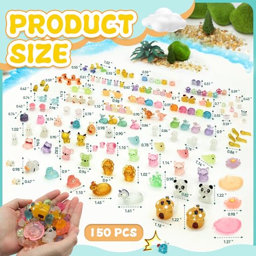 Mini Resin Animals Variety Pack (150 Count)