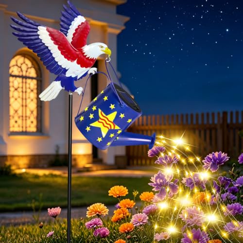Solar Garden Lights (Eagle / 1 PACK)