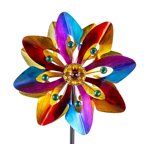 13" Metal Wind Spinner Outdoor (Red)