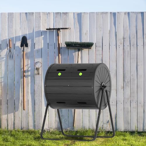 Composter Tumbler Outdoor (Black)