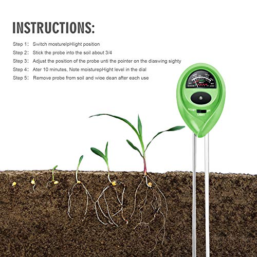 Soil Tester Soil Moisture Meter (Green)