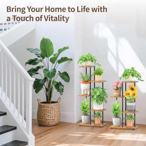 Plant Stand Shelf Tall for Indoor Corner