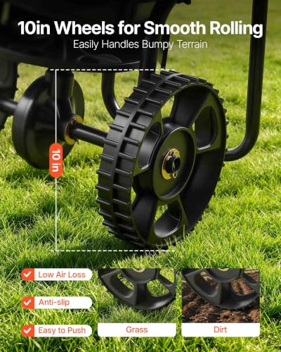 Broadcast Spreader 15 lbs Capacity Hopper Walk (15LB / Black)