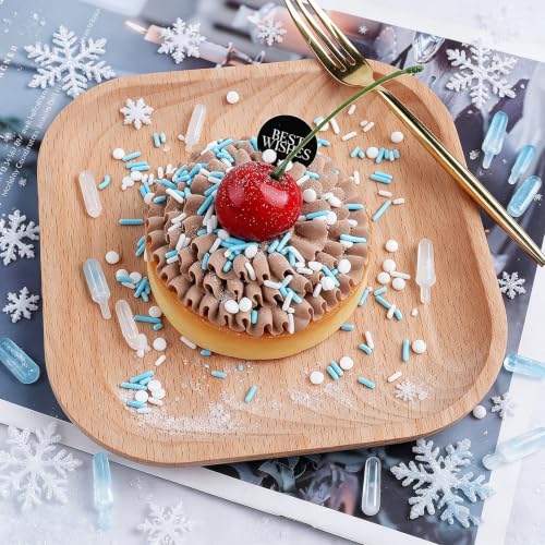 Winter Blue Sprinkles Edible for Baking (Blue & White)