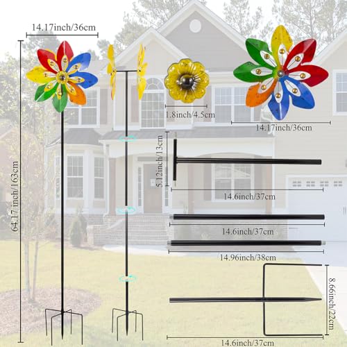 Outdoor Wind Spinner (Colorful-14.2*64)