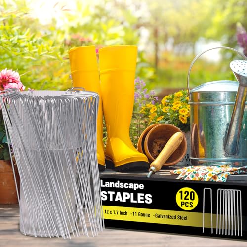 120 Pack Landscape Staples 12 Inch (12 Inch)