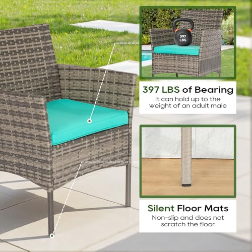 3 Piece Patio Furniture Set (3 Count)