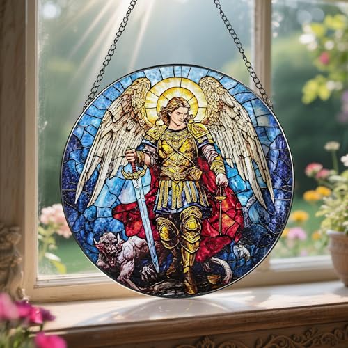 Stained Glass Suncatcher (Archangel-a)