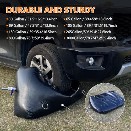 Water Storage Bladder (Black / 89GAL)