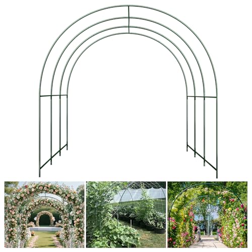 Large Garden Support Arch Frame for Climbing Plants (9.85 x 7.05 x 7.22 ft)