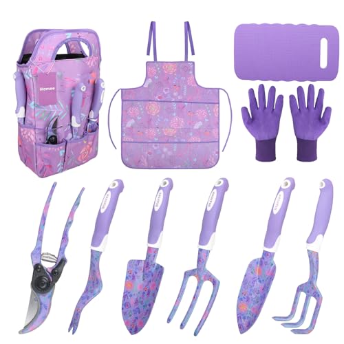 Purple Garden Tools Set 10 Pieces (purple)