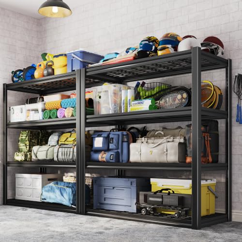 40" W Heavy Duty Shelf Load 2240Lbs for Basement Warehouse Workshop (40"W x 19.7"D x 59.9"H)