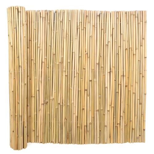 Natural Rolled Bamboo Privacy Fence (Natural / 4ft*8ft)