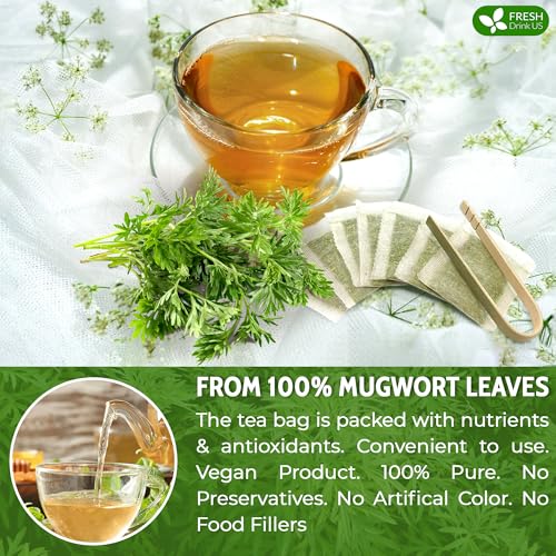 Premium 45 Bags Mugwort Leaf Tea (45 Tea Bags)