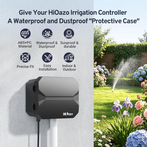 Outdoor Case for HiOazo 4Zones 6Zones Sprinkler Controller (Gray)