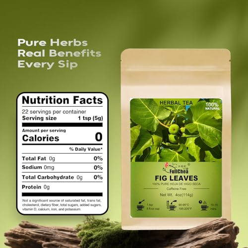 Dried Fig Leaves (4 Ounce (Pack of 1))