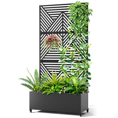 Metal Raised Garden Bed (Black-zodiac / 71" x 35" x 16")
