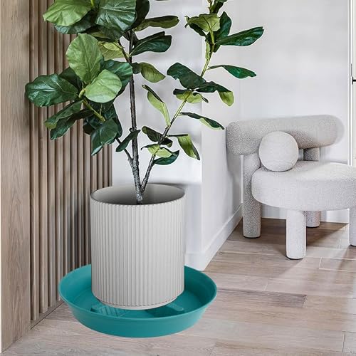 4 Pack Plant Saucer 10 inch (10"-4 Pack / Forest_Blue)