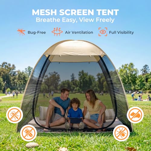 Pop Up Screen House Tent (7 x 4 x 6.5 FT)