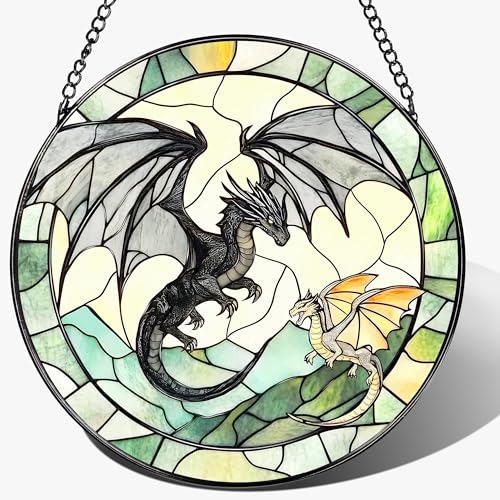 Stained Glass Window Hanging (Dragon)