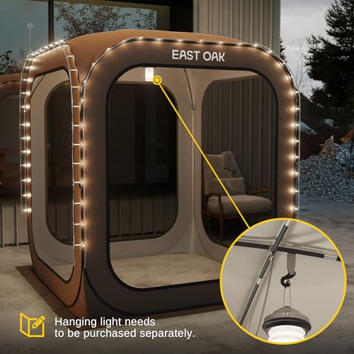 Screen House Tent Pop (Coffee Brown / 6×6 FT)