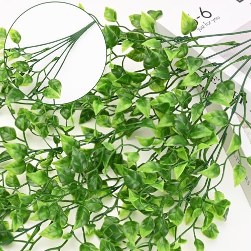 4Pcs Artificial Hanging Plants (Boston Ivy / 4Pcs Plants)