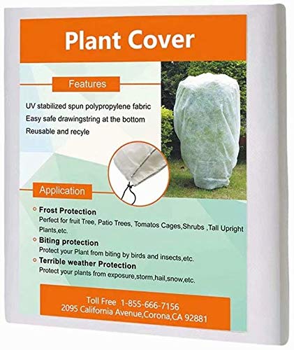 Plant Covers Freeze Protection 0.9oz 108"x96" Warm Worth Plant Cover for Frost Protection