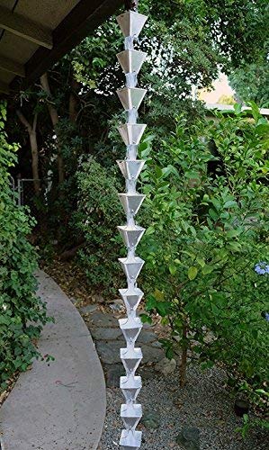 Medium Square Cups Rain Chain