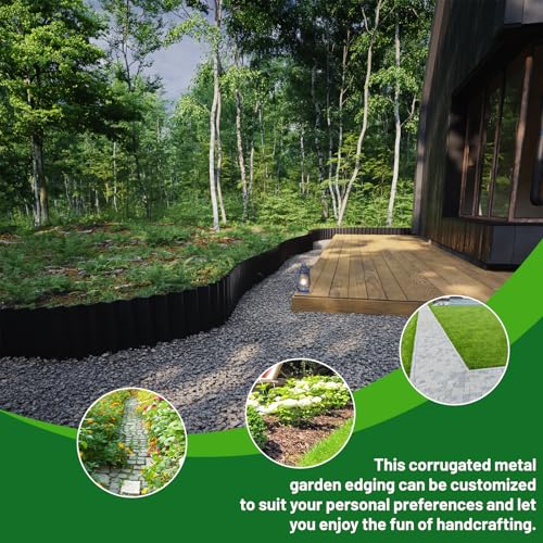 Corrugated Metal Garden Edging
