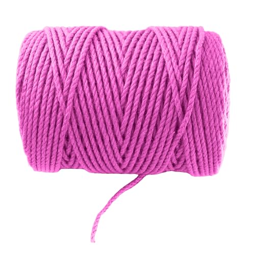 4mm x 500 Feet Pink Jute Rope (500 Foot)