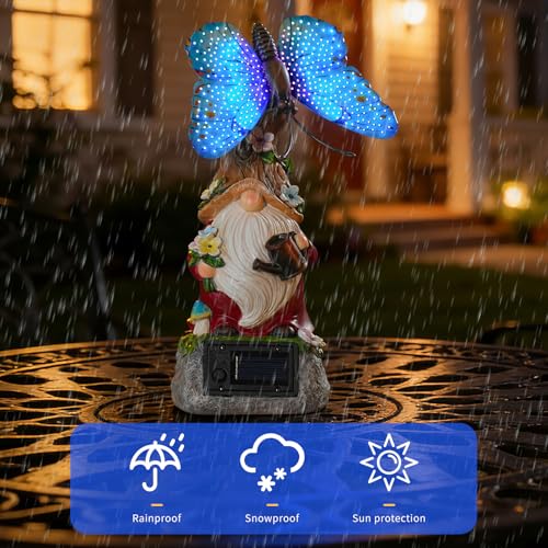 Garden Gnome Statues Solar (Gnome-Blue)