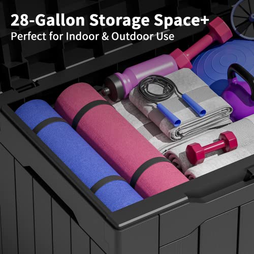 31 Gallon Outdoor Storage Box (31 Gallon / Black)