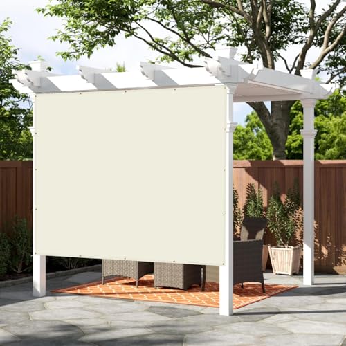Shade Cloth 12x21 FT Sun Shade (12' x 21' custom size / Beige)