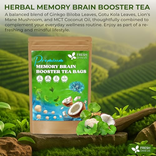 Memory Brain Booster Tea Bags (75 Tea Bags)