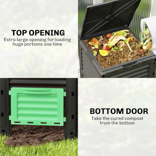 Garden Compost Bin (Green)