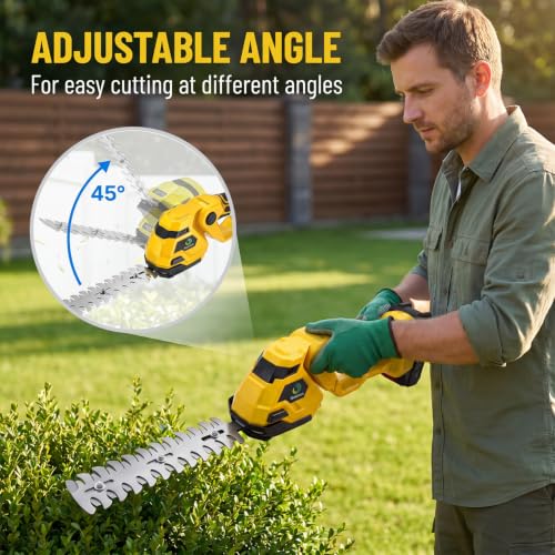 Cordless Hedge Trimmer (Yellow)