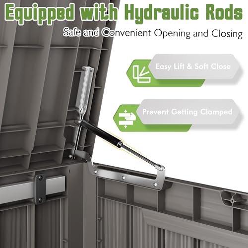 Outdoor Storage Box (Grey / 160 Gallon)