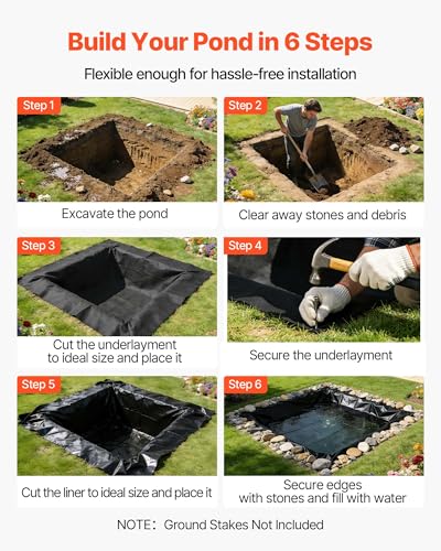 Pond Liner 15 x 15 ft (15 x 15 ft)