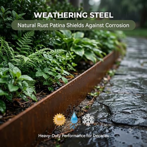 Garden Corten Steel Pre (Real Rust Finish)
