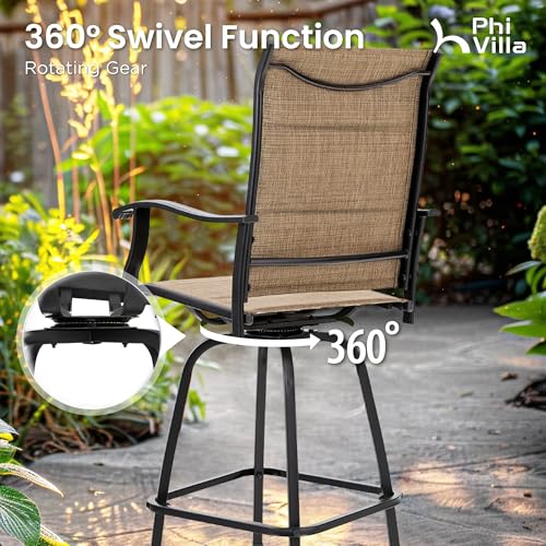 Outdoor Swivel Bar Stools Set of 2 (2 Count)