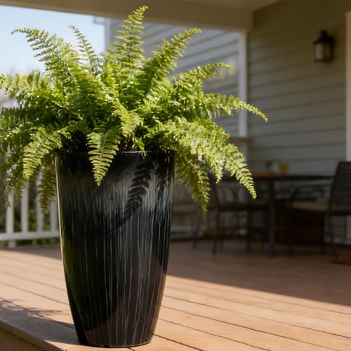 Garden 23.5" H. Large Plastic Planters (2 Count)