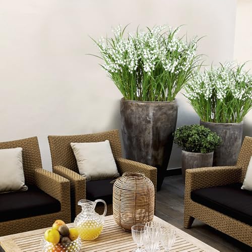 Artificial Plants 6PCS 21.5“ Fake Tall Onion Grass (Middle Onion Grass)