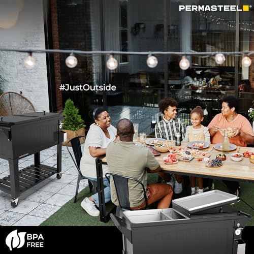Party Cooler with Divider (Cooler W/ Divider / Black)