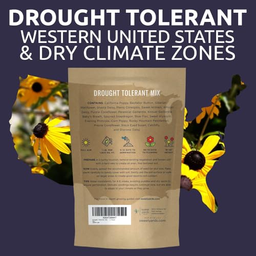 Drought Tolerant Wildflowers Mix (1 lb Bag)