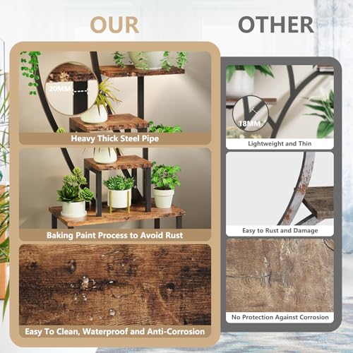 Plant Stand Indoor with Grow Lights