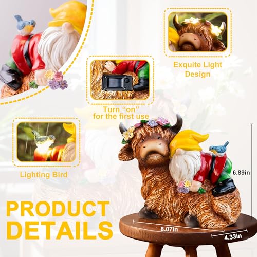 Garden Gnome Statue (Flower Gnome)