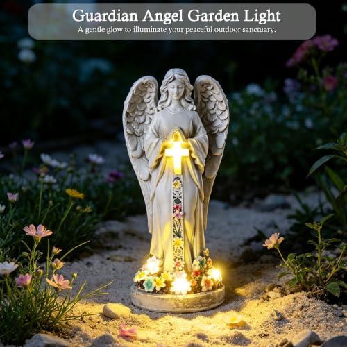 Angel Garden Statues Outdoor Cemetery Decorations for Grave